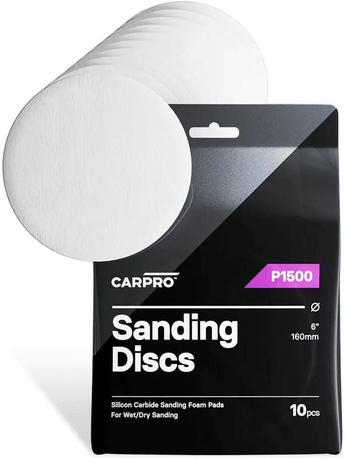 CarPro SiC P1500 Sanding Discs 130mm - 10 stuks