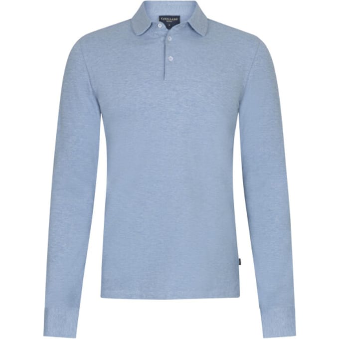 Cavallaro Camicia Polo Ls Polos Lichtblauw 116261014