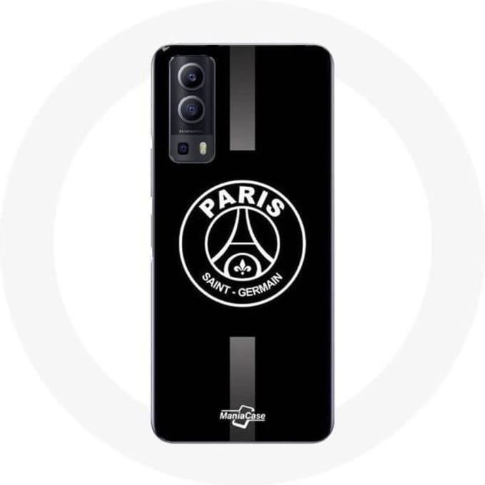Coque - PSG - Vivo Y72 - Logo Jordan - Souple - Sportif - Gris/Noir gris
