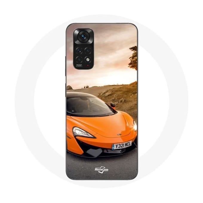 Coque - McLaren - Xiaomi Redmi Note 11 4G - Orange - Souple - Sportif orange