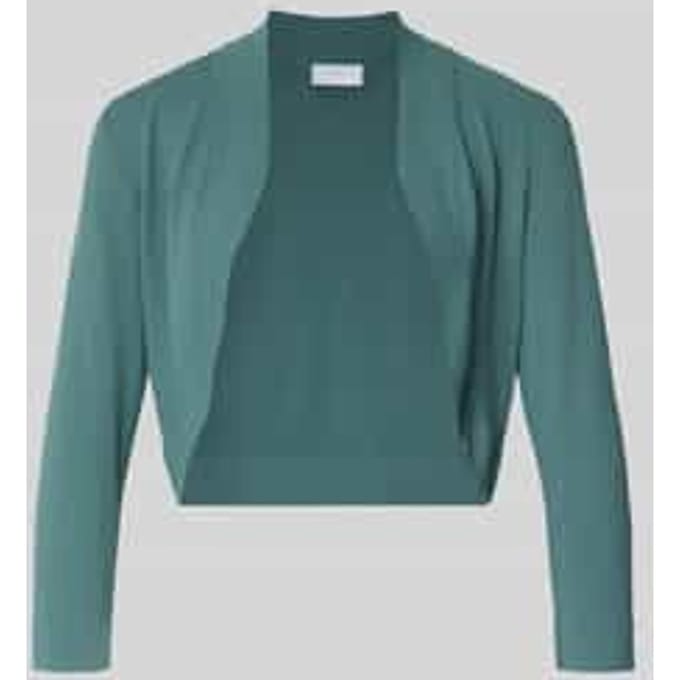 Bolero met geribde boorden