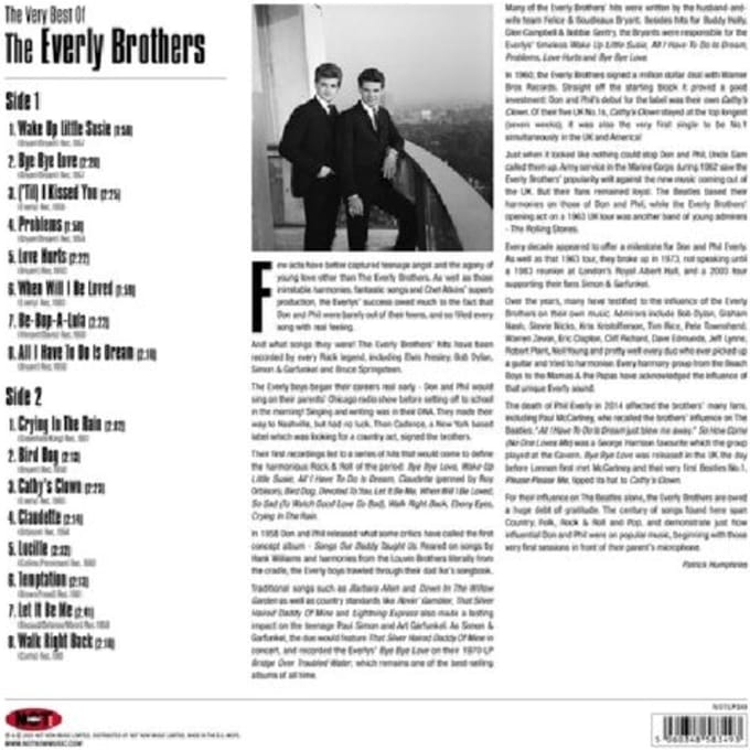 The Very Best of the Everly Brothers