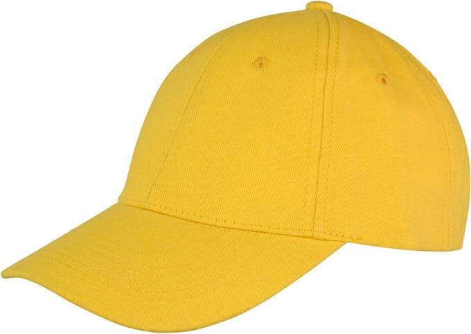 Result Unisex Core Memphis 6 Panel Baseball Cap (Geel)