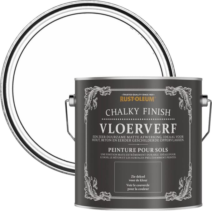 Rust-Oleum Wit Vloerverf - Katoen 2,5L