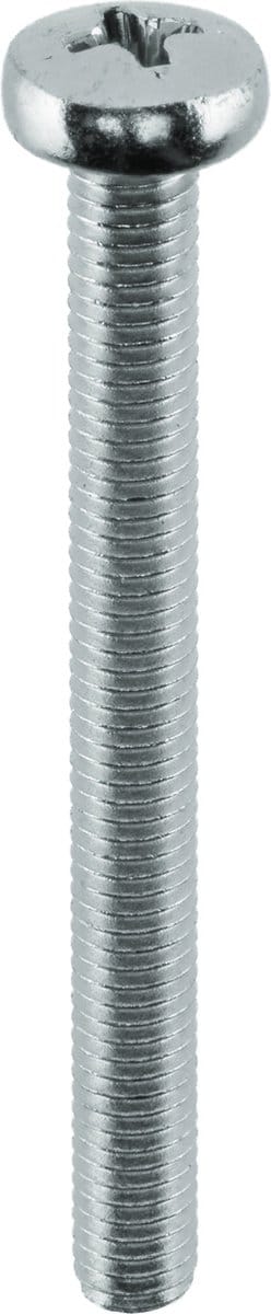 metaalschroef 6x40mm verzinkt cilinderkop 6 stuks