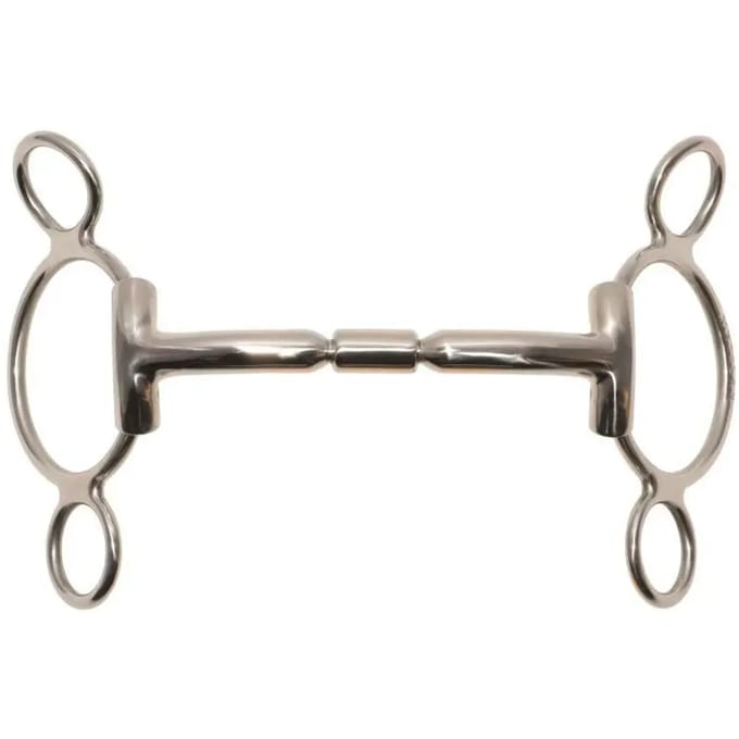 3 of 4 rings bit voor rechte paarden Metalab