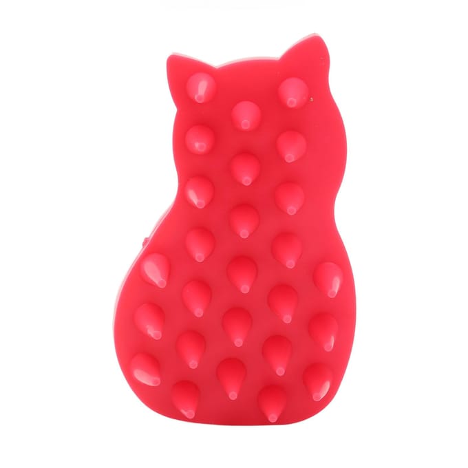 Huisdier Bad Massage Borstel Zachte Siliconen Verzachtend Draagbare Huisdier Verharen Verzorgingsborstel voor Hond Katten red