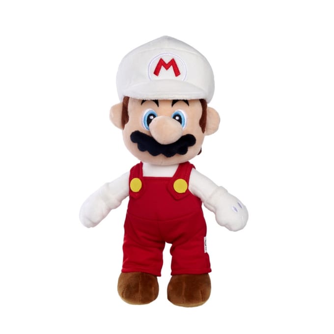 Super Mario - Brandweerman Mario - Nintendo - 30cm - Knuffel - Pluche