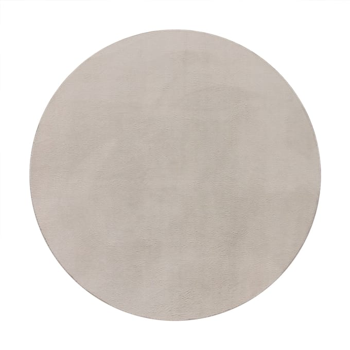 Zacht kleed Solina beige 200 cm rond