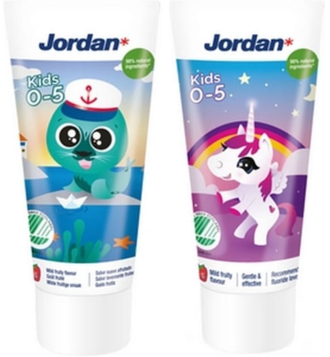 Jordan Tandpasta – Kids 0-5 jaar 50ml (15 stuks)