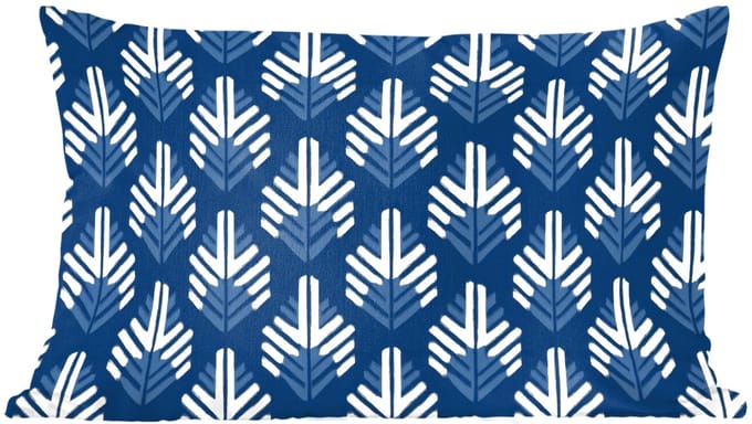 Sierkussens - Kussentjes Woonkamer - 60x40 cm - Modern - Patroon - Blauw