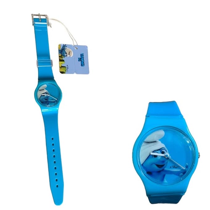 Smurfen horloge voor kinderen (klungelsmurf)
