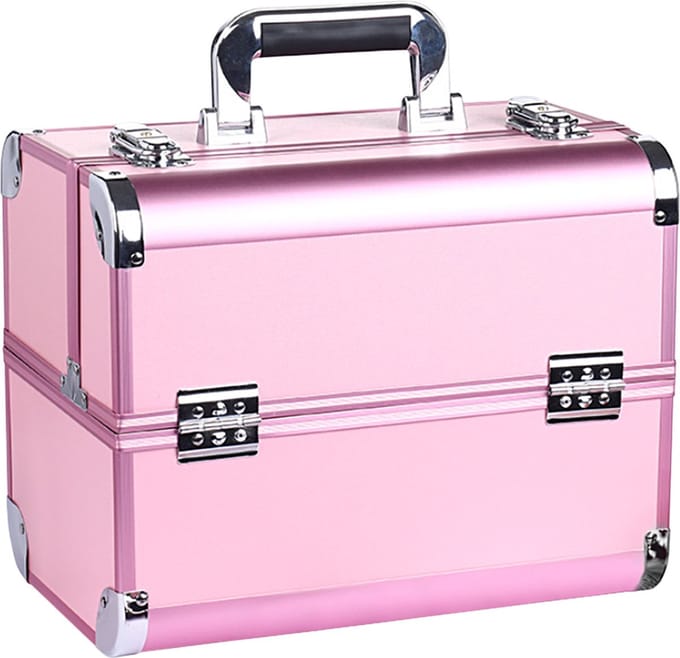 Aluminium koffer Licht Roze