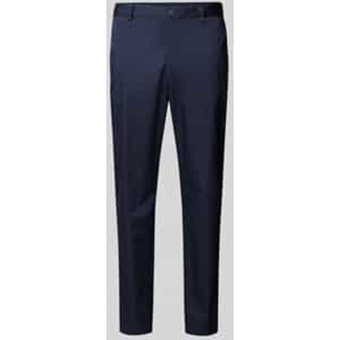 Regular fit pantalon in effen design, model 'Perin'