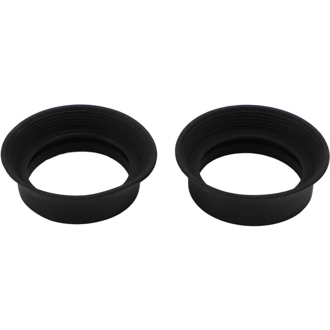 2 stuks Scope Oculair Oculair Opvouwbare Zachte Rubberen Oculairkap voor 28 tot 32mm Microscoop Monoculair black