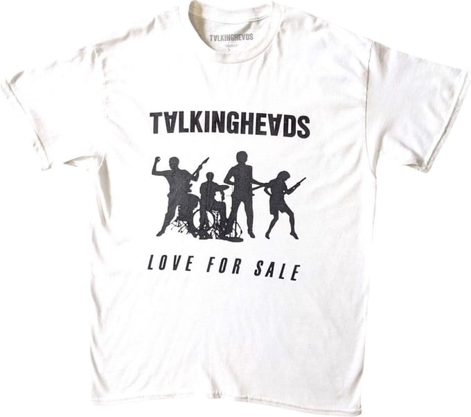 Talking Heads - Love For Sale Heren T-shirt - S - Wit