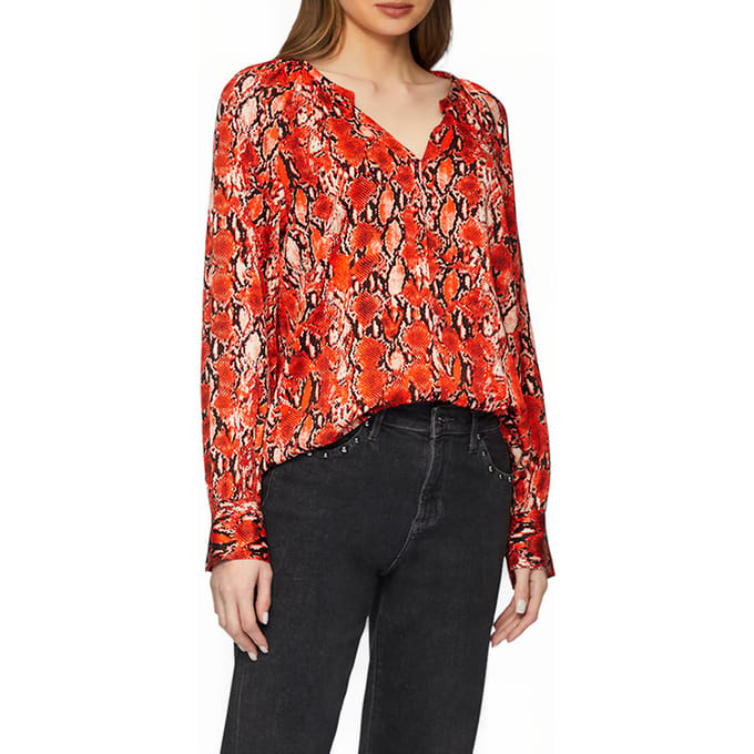 s.Oliver  Blouse Orange Taglia: 36 | Maglie a manica lunga Outlet | Donna | Arancione