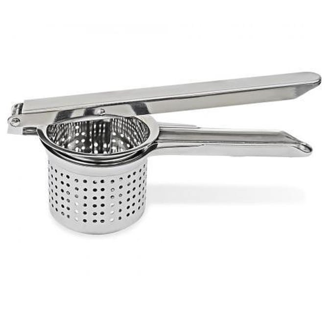 Aardappelpers - RVS - Zilver - 25cm x Ø 8 cm