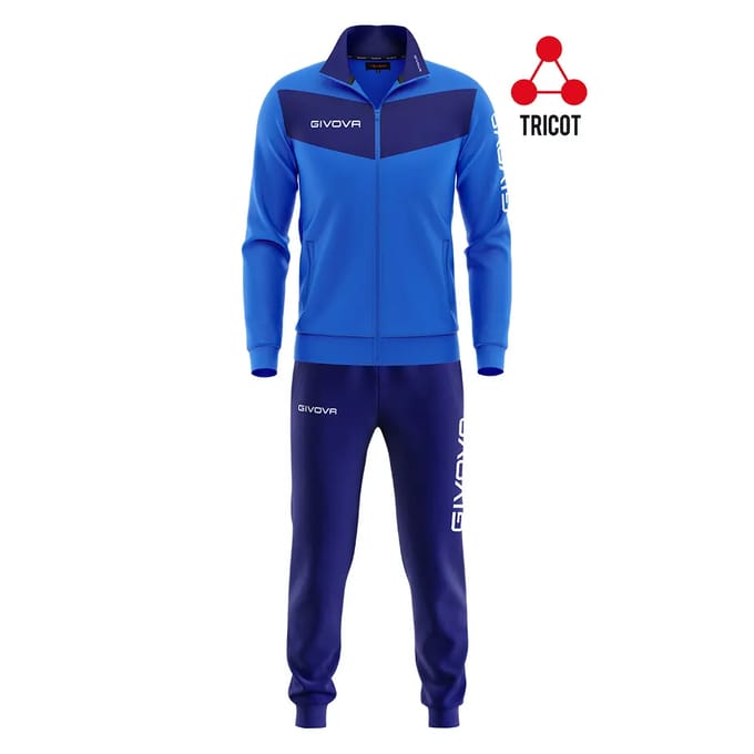 Givova Visa Trainingspak Blauw,Zwart 4 Years Jongens