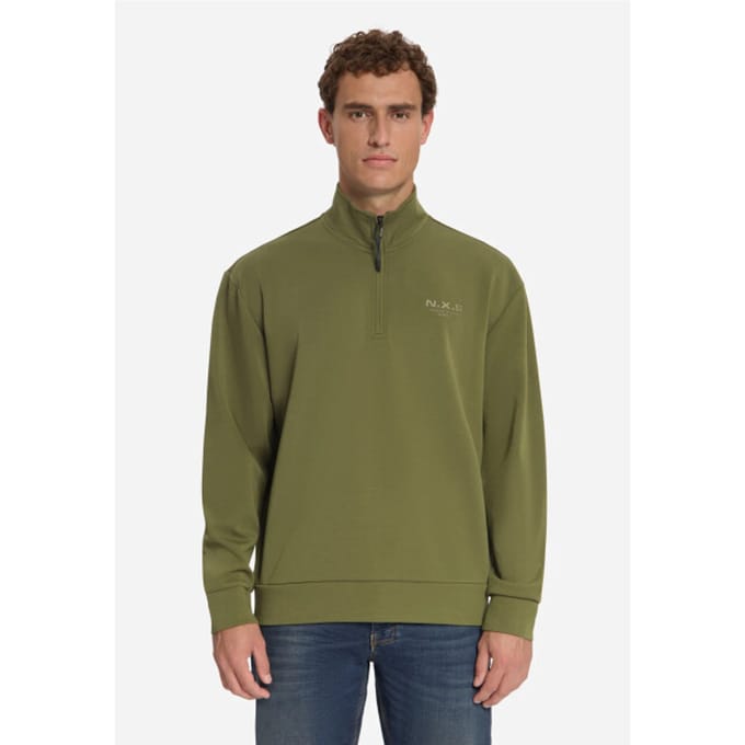 No Excess Heren sweater 33100804 152 moss