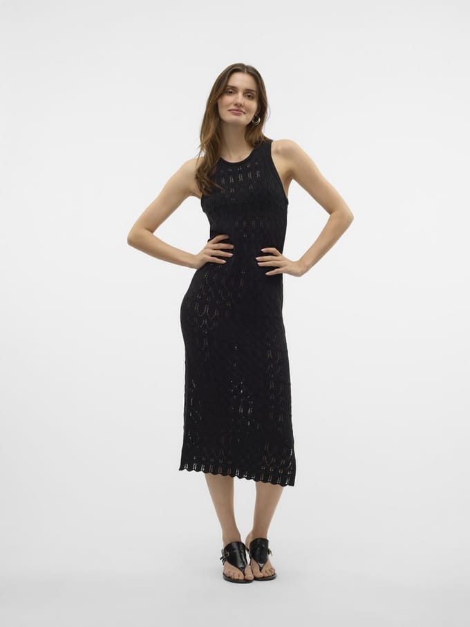 Vero Moda Gebreide jurk VMFABIENNE Lange jurk