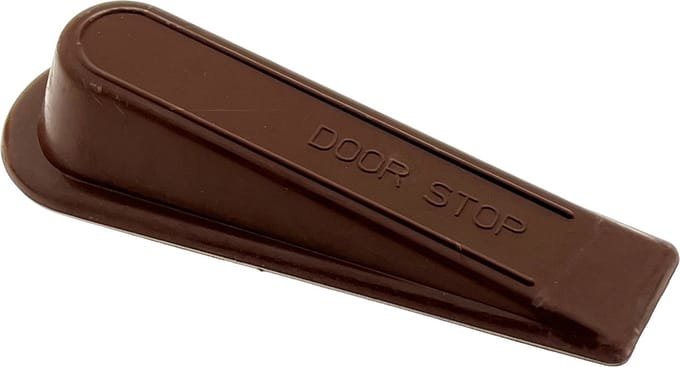 Rubberen Deurstopper Deurwig 12 x 4.5 x 2.5 cm - 4 stuks