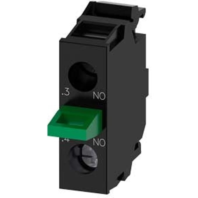 Siemens Contact module with 1 contact element 1 no screw 3su1400