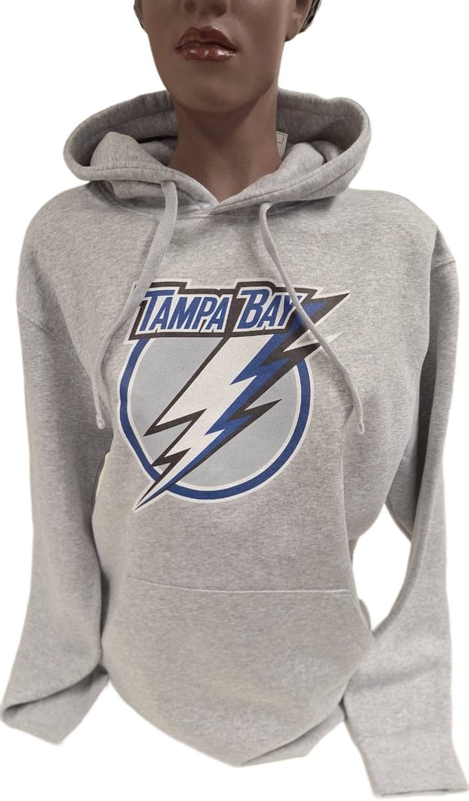 TAMPA BAY-SWEATER/HOOD-GREY-L