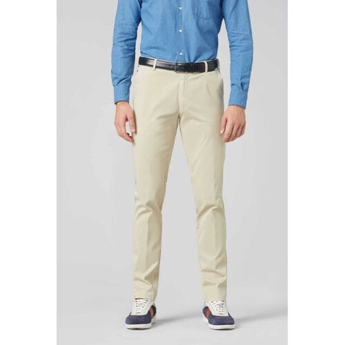 Meyer Broek Oslo Modern Fairtrade Cotton Flatfront Flex Beige / male