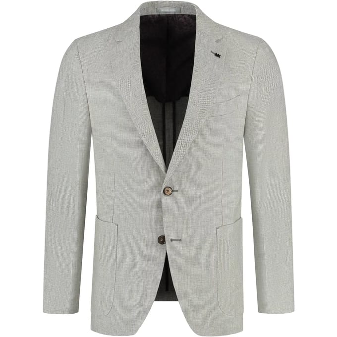 Linnen blazer Michael Kors Pied De Poule Linen