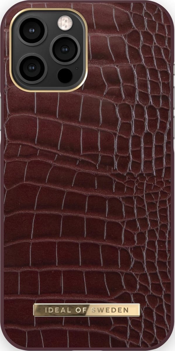 Ideal of Sweden Atelier Case Introductory iPhone 12 Pro Max Scarlet Croco