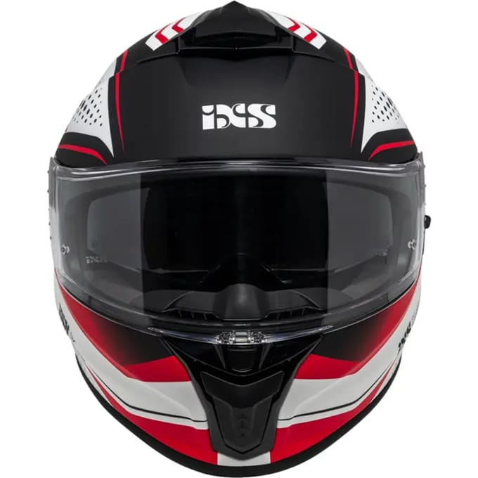 IXS iXS422 FG 2.2 Wit Rood Integraalhelm - Helm