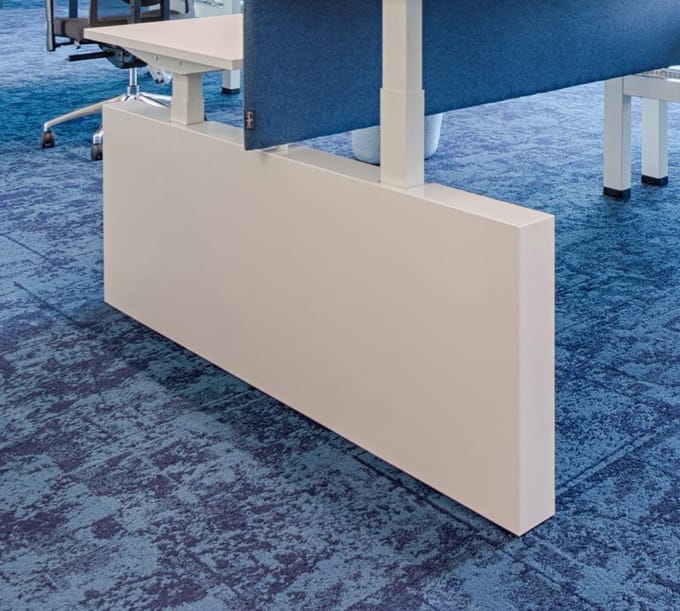 Wang voor Dextro+ Duobureau Aluminium