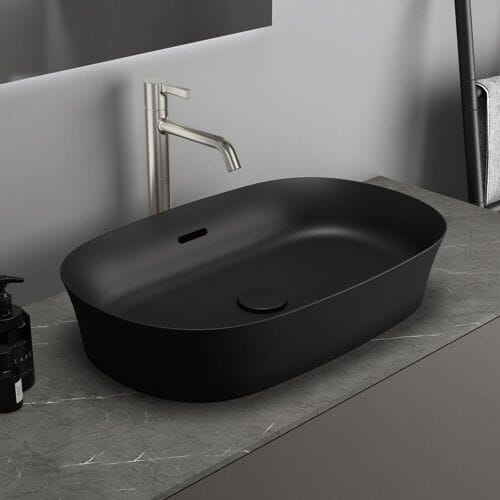 Ideal Standard top bowl oval with overflow, o. HL 60 x 38 cm E139701
