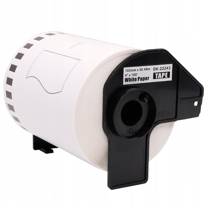 Brother DK-22243 Thermische Rol - 102mm x 30,48m - Wit