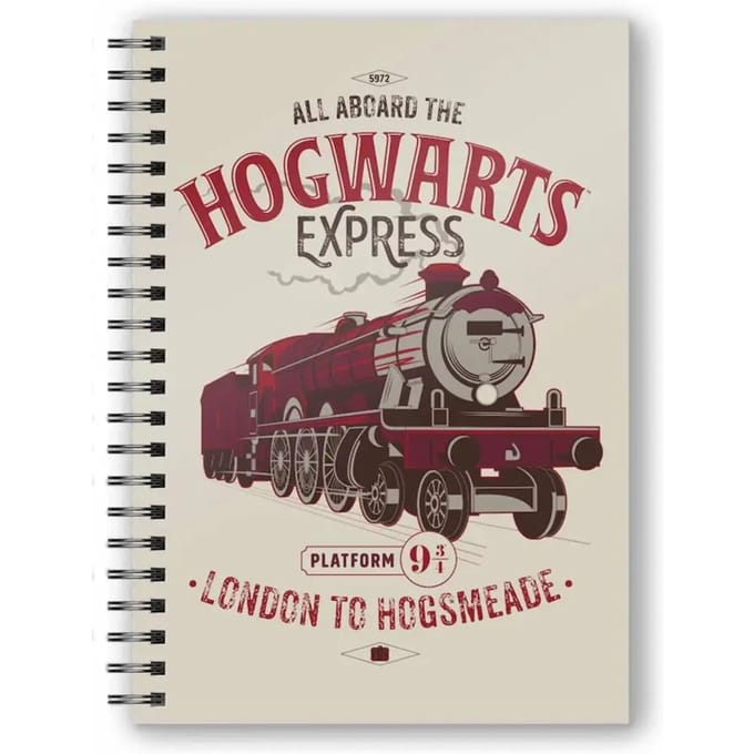 notitieboek met 3d-effect SD Toys Harry Potter All Aboard the Hogwarts Express