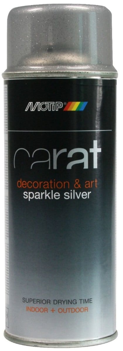 Motip Carat Sparkle - 400ML - Zilver