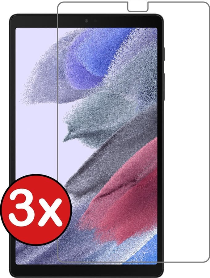 Screenprotector - 3 Stuks - Geschikt voor Samsung Galaxy Tab A7 Lite - Extra Sterk - Beschermglas - Gehard Glas - Tempered Glass - Screen Protector