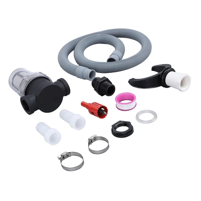 Regenton Aansluitset Dak Regenwateropvanger Regenton Omleider Met Filter Water gray