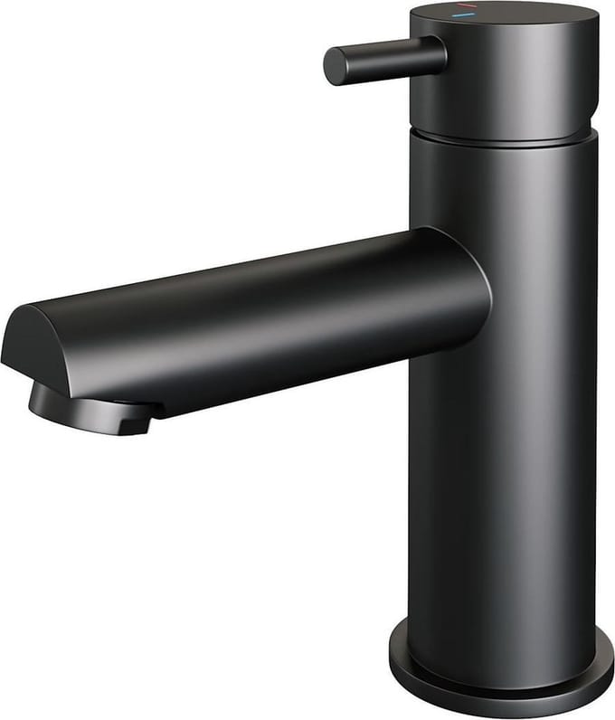 Brauer BlackEdition Wastafelmengkraan opbouw - laag - model b - mat zwart