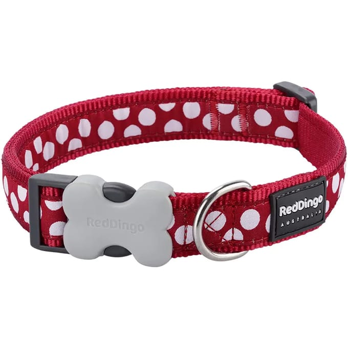 Verstelbare hondenhalsband Red Dingo
