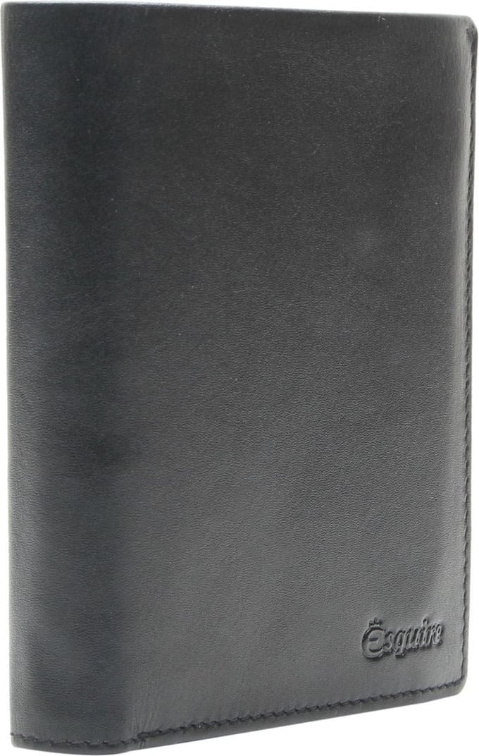 Esquire Portemonnee New Silk Wallet Black Zwart