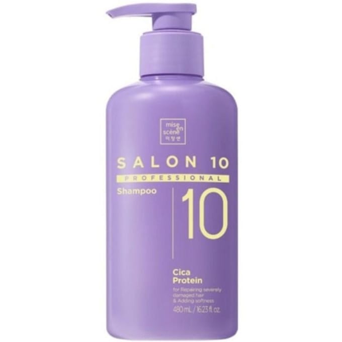 [Mise en scene] Salon 10 Professional Cica Protein Shampoo 480ml gray