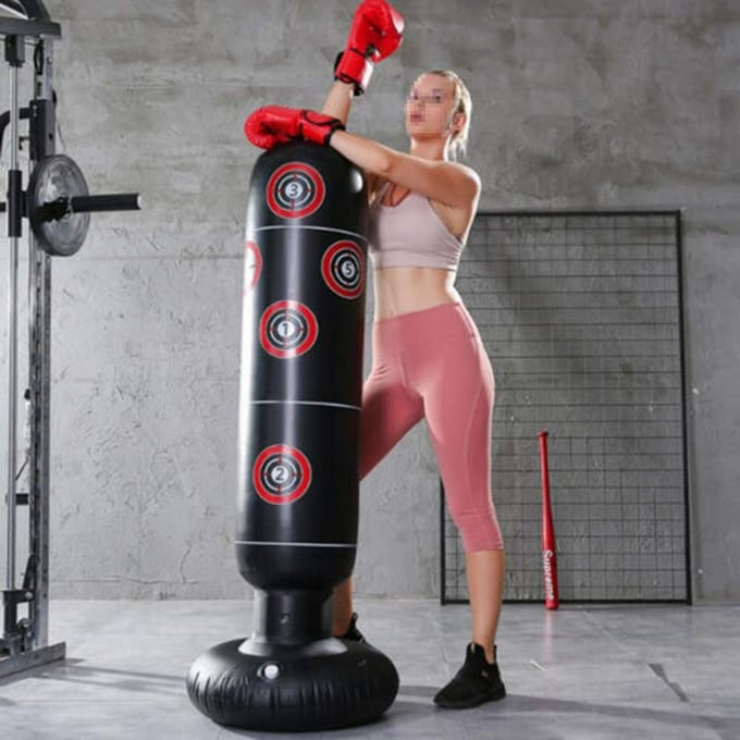 Dailygoods - Opblaasbare Bokszak 160 cm voor Thuis en Gym