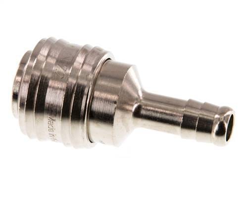 Vernikkeld Messing DN 7.2 (Euro) Luchtkoppeling Snelkoppeling 9 mm Slangpilaar Double Shut-Off