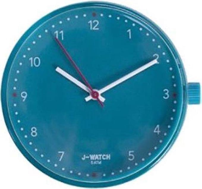 JU'STO J-WATCH uurwerk Pure Teal - GRANDE