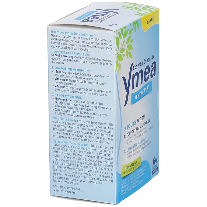 Ymea Platte Buik 64 Capsules