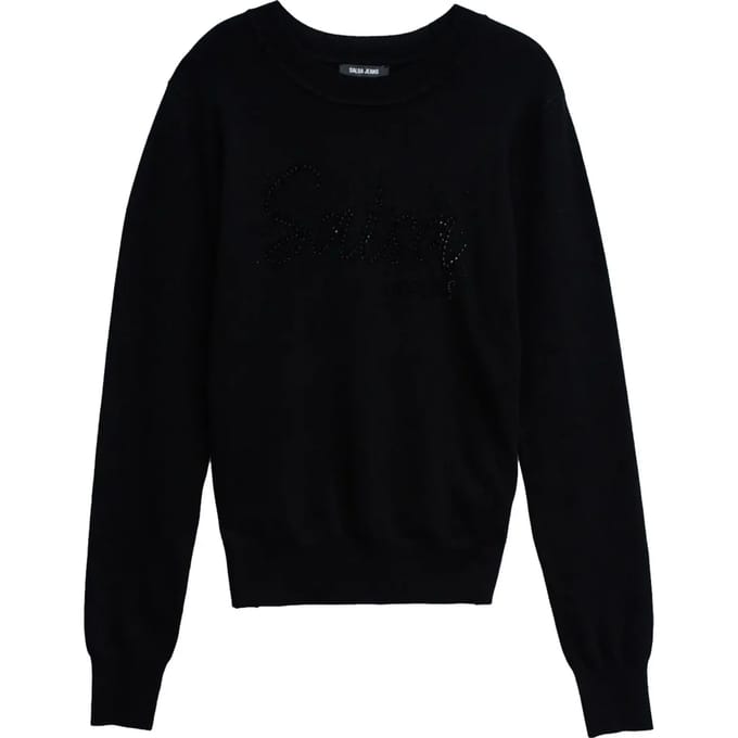 Pullover met logo dames Salsa Jeans