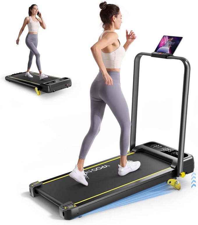 Loopband Inklapbaar - Hometrainer Elektrisch - Walking Pad Fitness - cardio
