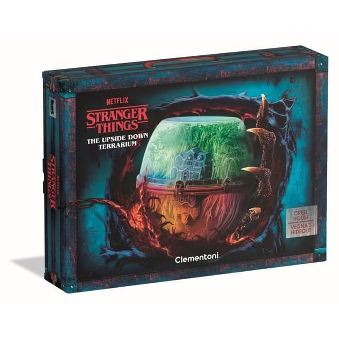 Stranger Things - Terrarium - Clementoni - Création Maison de Vecna et le monde a l'envers - Des 8ans